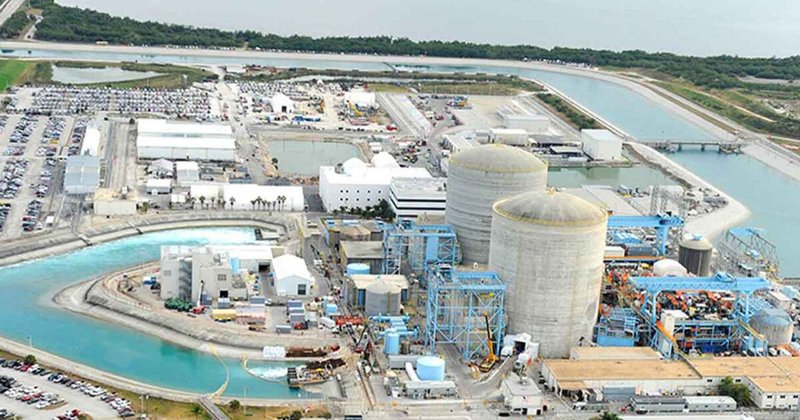 Reator nuclear St. Lucie 1 desligado após queda de 3 barras