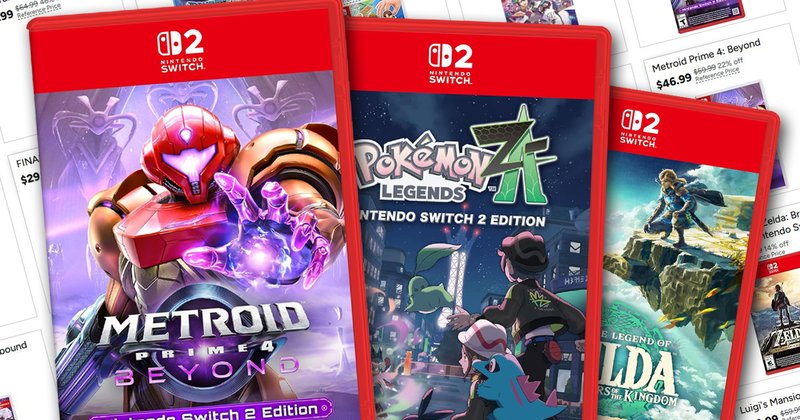 Switch 2: Woot oferece 20% extra em jogos físicos com código GAMER20