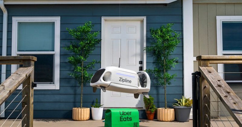 Uber integra drones da Zipline na rede de entregas do Eats