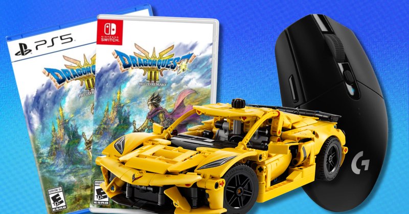 Promoções do dia: Dragon Quest III HD-2D, monitor Samsung e mais deals
