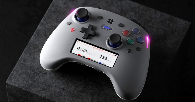 Genki Manta: controle com tela grande e botões ajustáveis