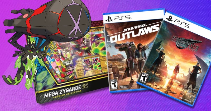 Ofertas de games: Pokémon, Star Wars Outlaws e monitor Samsung