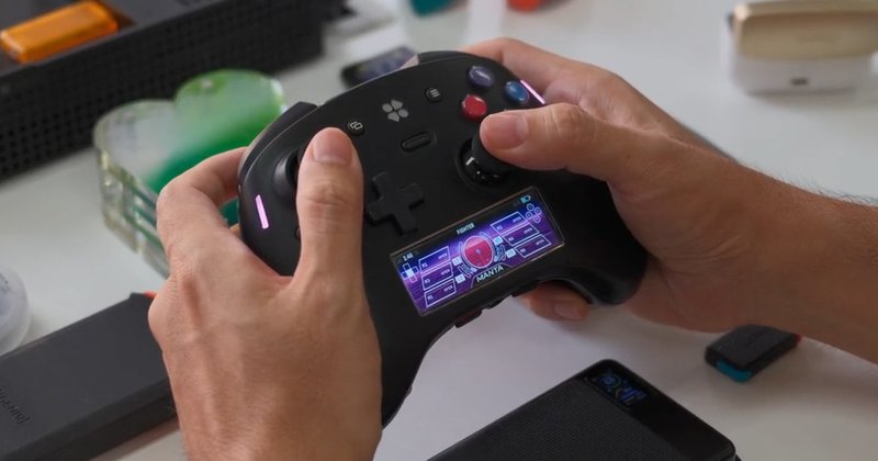 Controlador Genki Manta tem OS embutido, tela LCD e acabou de estourar meta no Kickstarter