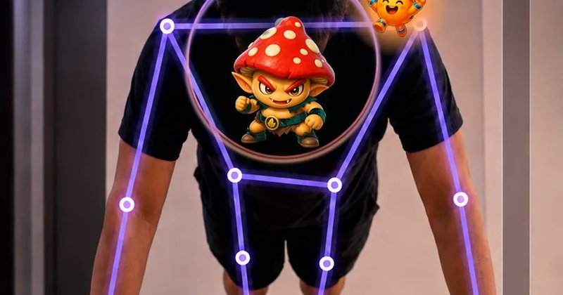 Pushup RPG: jogo de câmera transforma flexões em ataques