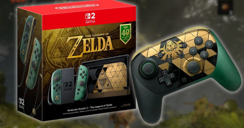 Switch 2 edição Zelda 40 anos entra em pré-venda por US$ 519,99