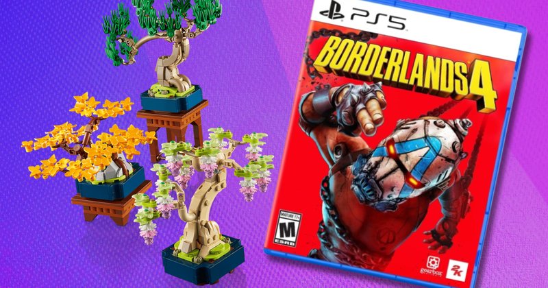 Ofertas de 11/08: LEGO Bonsai, Borderlands 4 para PS5 e microSD