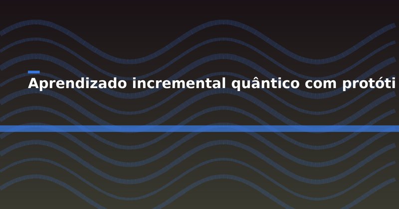 Aprendizado incremental quântico com protótipos de estado misto