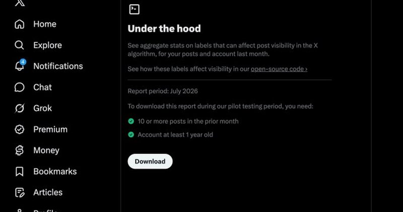 X abre código do algoritmo e mostra quem foi shadowbanido
